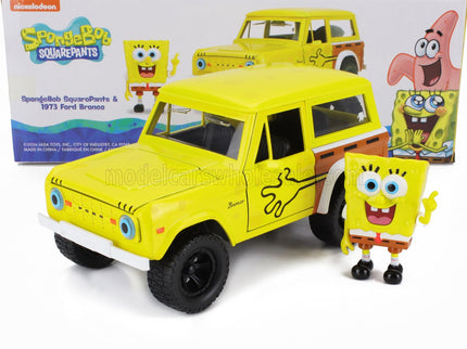 FORD USA | BRONCO WITH SQUAREPANTS SPONGEBOB FIGURE 1973 | YELLOW