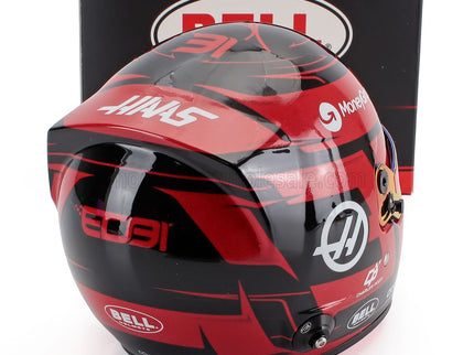 BELL HELMET | CASCO HELMET F1 ESTEBAN OCON TEAM MONEYGRAM HAAS N 31 SEASON 2025 | RED BLACK