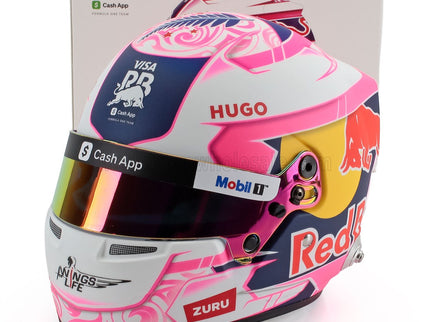 BELL HELMET | CASCO HELMET F1 LIAM LAWSON TEAM VISA CASH APP RACING BULLS N 30 SEASON 2025 | PINK WHITE BLUE