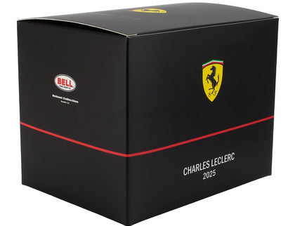 Bell Helmet Helma F1 Charles Leclerc Team Ferrari HP N°16 Sezóna 2025 1:2 Mini Helmet červená biela