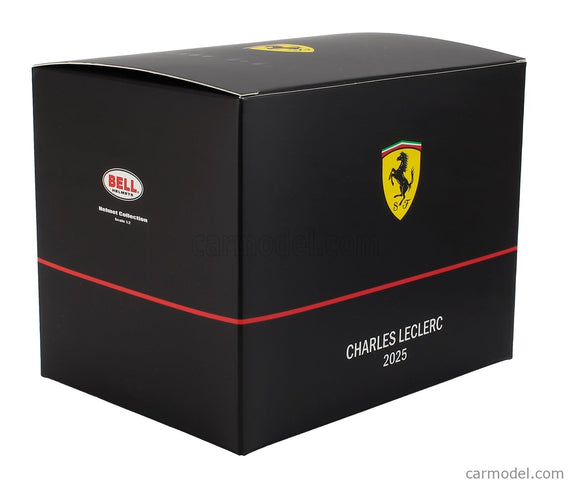 Bell Helmet Helma F1 Charles Leclerc Team Ferrari HP N°16 Sezóna 2025 1:2 Mini Helmet červená biela