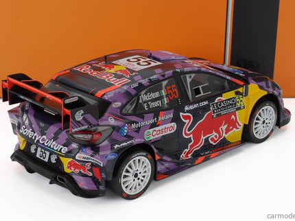 Ford Puma RALLY1 Team Ford M-Sport N°55 Rally Montecarlo 2025 Joshua Mcerlean - Eoin Treacy 1:18 IXO Models modrá žltá červená