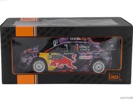 Ford Puma RALLY1 Team Ford M-Sport N°55 Rally Montecarlo 2025 Joshua Mcerlean - Eoin Treacy 1:18 IXO Models modrá žltá červená