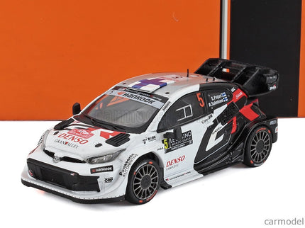 Toyota Yaris GR Hybrid RALLY1 Team Toyota Gazoo Racing WRT2 N°5 Rally Montecarlo 2025 Sami Pajari - Marko Salminen 1:43 IXO Models biela čierna červená