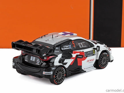 Toyota Yaris GR Hybrid RALLY1 Team Toyota Gazoo Racing WRT2 N°5 Rally Montecarlo 2025 Sami Pajari - Marko Salminen 1:43 IXO Models biela čierna červená