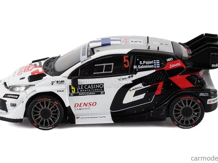 Toyota Yaris GR Hybrid RALLY1 Team Toyota Gazoo Racing WRT2 N°5 Rally Montecarlo 2025 Sami Pajari - Marko Salminen 1:43 IXO Models biela čierna červená