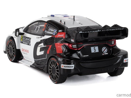 Toyota Yaris GR Hybrid RALLY1 Team Toyota Gazoo Racing WRT2 N°5 Rally Montecarlo 2025 Sami Pajari - Marko Salminen 1:43 IXO Models biela čierna červená