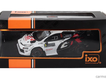 Toyota Yaris GR Hybrid RALLY1 Team Toyota Gazoo Racing WRT2 N°5 Rally Montecarlo 2025 Sami Pajari - Marko Salminen 1:43 IXO Models biela čierna červená