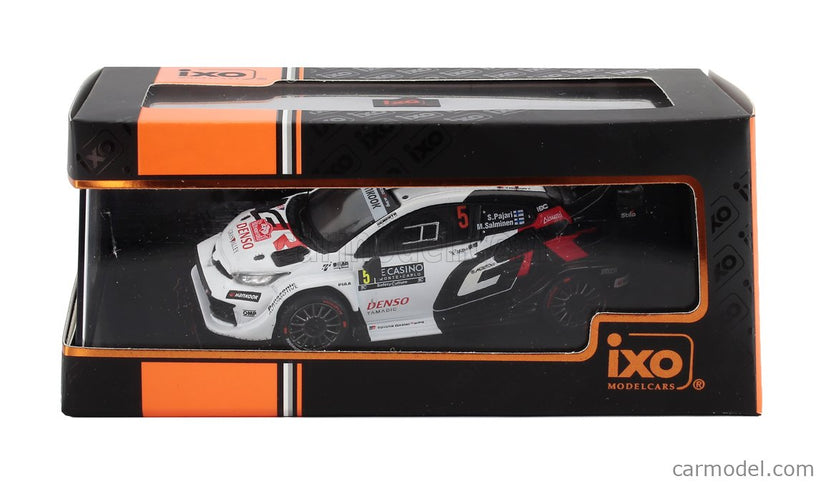 Toyota Yaris GR Hybrid RALLY1 Team Toyota Gazoo Racing WRT2 N°5 Rally Montecarlo 2025 Sami Pajari - Marko Salminen 1:43 IXO Models biela čierna červená