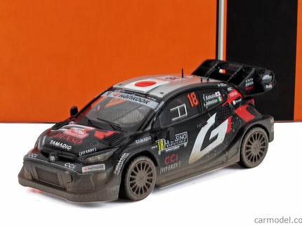 Toyota Yaris GR Hybrid RALLY1 Team Toyota Racing N°18 Rally Montecarlo 2025 Aaronh Johnston - Takamoto Katsuka 1:43 IXO Models čierna