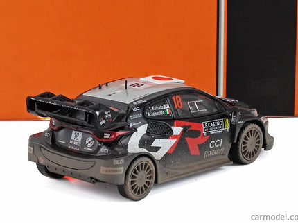 Toyota Yaris GR Hybrid RALLY1 Team Toyota Racing N°18 Rally Montecarlo 2025 Aaronh Johnston - Takamoto Katsuka 1:43 IXO Models čierna