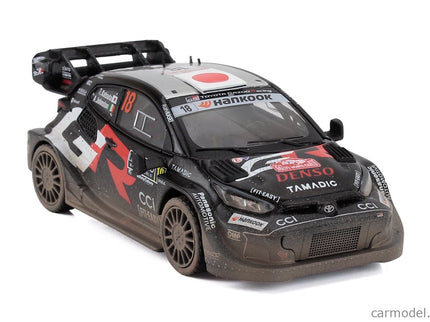 Toyota Yaris GR Hybrid RALLY1 Team Toyota Racing N°18 Rally Montecarlo 2025 Aaronh Johnston - Takamoto Katsuka 1:43 IXO Models čierna