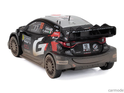Toyota Yaris GR Hybrid RALLY1 Team Toyota Racing N°18 Rally Montecarlo 2025 Aaronh Johnston - Takamoto Katsuka 1:43 IXO Models čierna