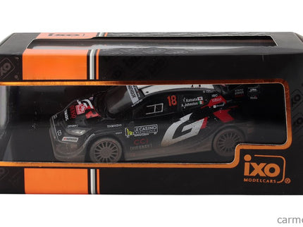 Toyota Yaris GR Hybrid RALLY1 Team Toyota Racing N°18 Rally Montecarlo 2025 Aaronh Johnston - Takamoto Katsuka 1:43 IXO Models čierna