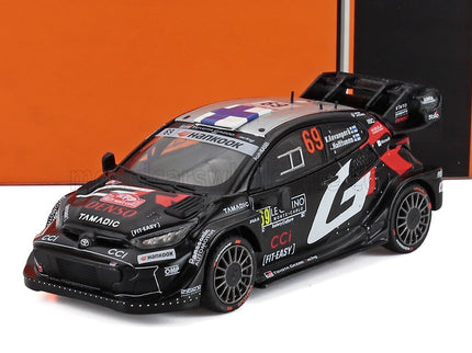 TOYOTA | YARIS GR HYBRID RALLY1 TEAM TOYOTA GAZOO RACING WRT N 69 4th RALLY MONTECARLO 2025 KALLE ROVANPERA - JONNE HALTTUNEN | BLACK
