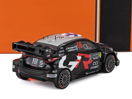 TOYOTA | YARIS GR HYBRID RALLY1 TEAM TOYOTA GAZOO RACING WRT N 69 4th RALLY MONTECARLO 2025 KALLE ROVANPERA - JONNE HALTTUNEN | BLACK