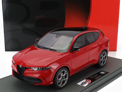 ALFA ROMEO | TONALE TRIBUTO BLACK ROOF 2023 - CON VETRINA - WITH SHOWCASE | ROSSO ALFA - RED