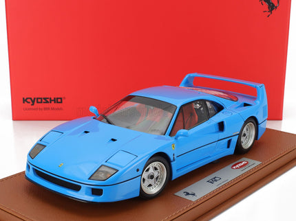 FERRARI | F40 1987 - CON VETRINA - WITH SHOWCASE | AZZURRO - LIGHT BLUE