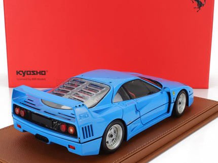 FERRARI | F40 1987 - CON VETRINA - WITH SHOWCASE | AZZURRO - LIGHT BLUE