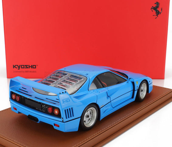 FERRARI | F40 1987 - CON VETRINA - WITH SHOWCASE | AZZURRO - LIGHT BLUE