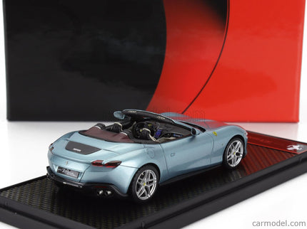 Ferrari Roma Spider Open 2020 1:43 BBR Models bledomodrá Trevi - svetlomodrá metalická