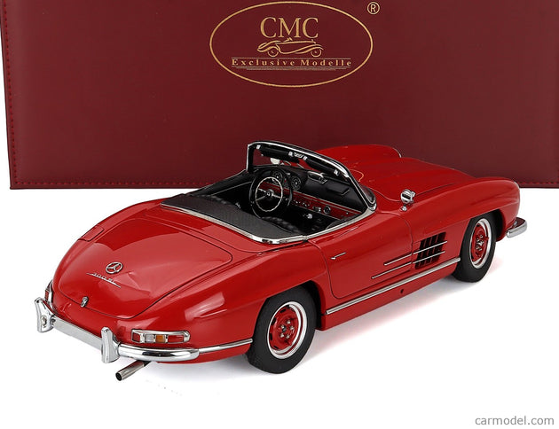 Mercedes Benz 300SL Roadster Spider Open (W198) 1954 1:18 CMC červená