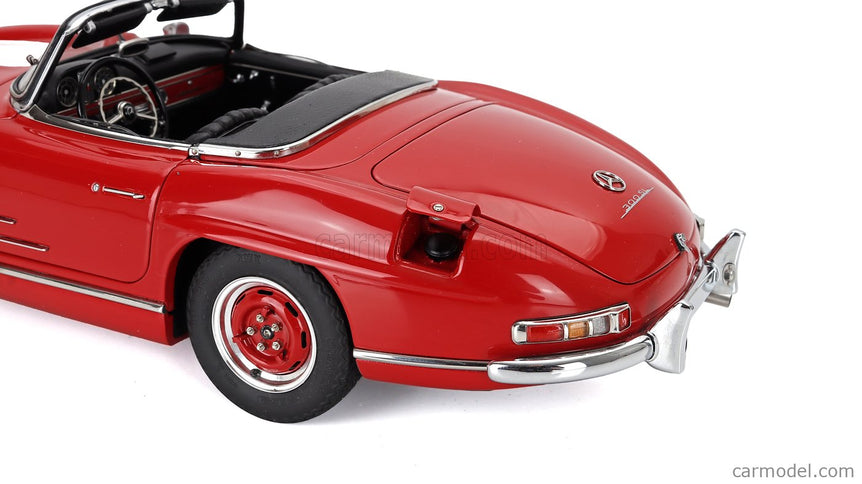 Mercedes Benz 300SL Roadster Spider Open (W198) 1954 1:18 CMC červená