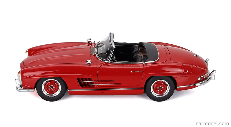 Mercedes Benz 300SL Roadster Spider Open (W198) 1954 1:18 CMC červená
