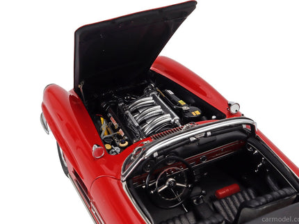 Mercedes Benz 300SL Roadster Spider Open (W198) 1954 1:18 CMC červená