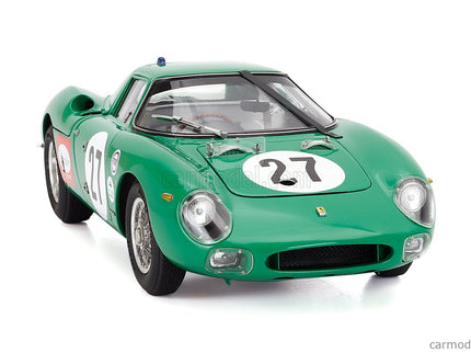 Ferrari 250LM 3.3L V12 Team David Piper Racing N°27 24h Daytona 1966 David Piper - Richard Attwood 1:18 CMC zelená