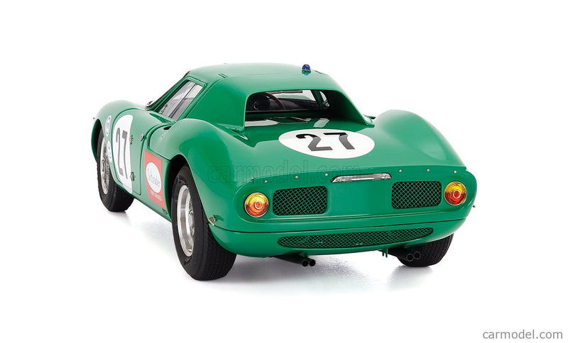 Ferrari 250LM 3.3L V12 Team David Piper Racing N°27 24h Daytona 1966 David Piper - Richard Attwood 1:18 CMC zelená