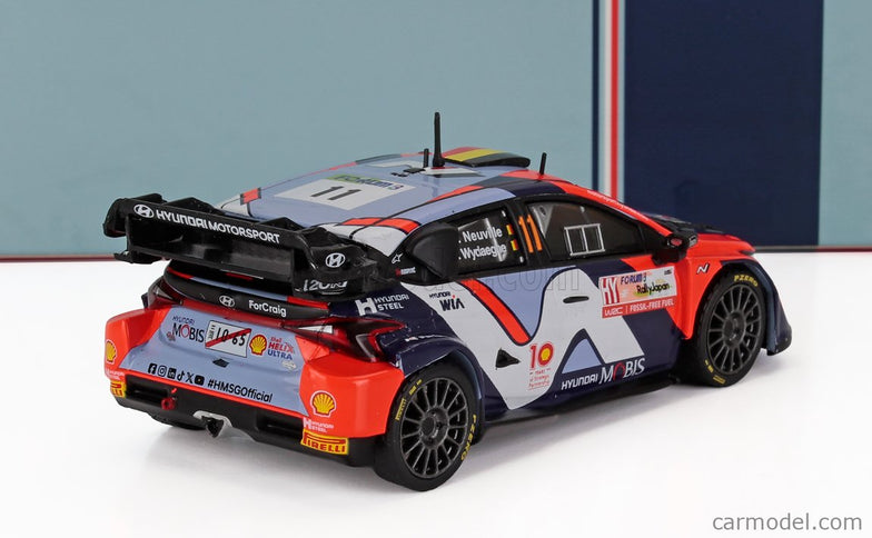 Hyundai i20 N RALLY1 Team Shell Mobis Wrt N°11 Rally Japan 2024 Thierry Neuville - Martijn Wydaeghe 1:43 IXO Models rôzne farby