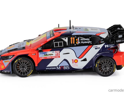 Hyundai i20 N RALLY1 Team Shell Mobis Wrt N°11 Rally Japan 2024 Thierry Neuville - Martijn Wydaeghe 1:43 IXO Models rôzne farby
