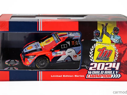 Hyundai i20 N RALLY1 Team Shell Mobis Wrt N°11 Rally Japan 2024 Thierry Neuville - Martijn Wydaeghe 1:43 IXO Models rôzne farby