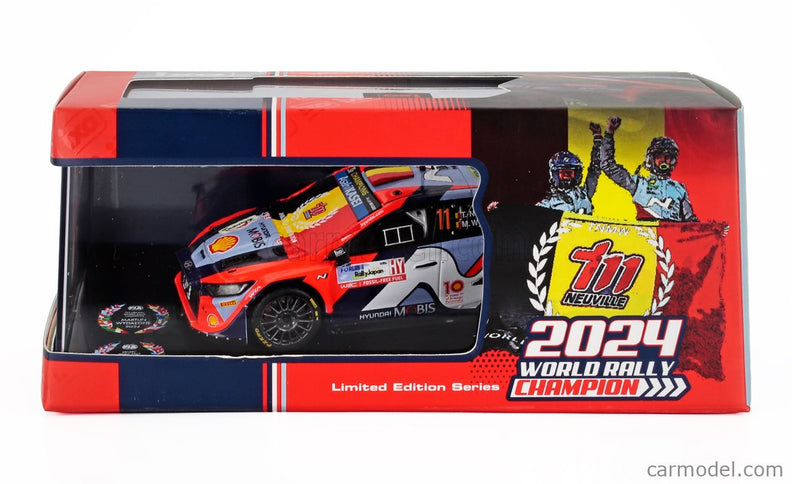 Hyundai i20 N RALLY1 Team Shell Mobis Wrt N°11 Rally Japan 2024 Thierry Neuville - Martijn Wydaeghe 1:43 IXO Models rôzne farby