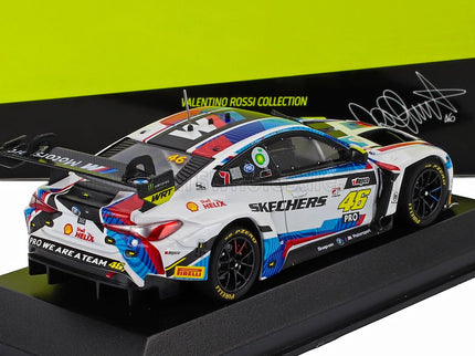 BMW | 4-SERIES M4 GT3 TEAM WRT N 46 12h BATHURST 2024 VALENTINO ROSSI - MAXIME MARTIN - RAFFAELE MARCIELLO | WHITE BLUE RED BLACK