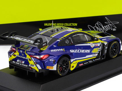 BMW | 4-SERIES M4 GT3 TEAM WRT N 46 6th 24h SPA 2023 VALENTINO ROSSI - AUGUSTO FARFUS - MAXIME MARTIN | PURPLE YELLOW BLACK