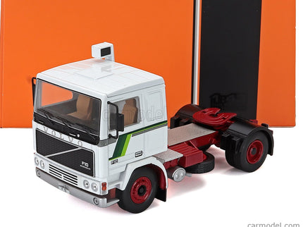 Volvo F10 Ťahač 2-ASSI 1983 1:43 IXO Models biela zelená červená