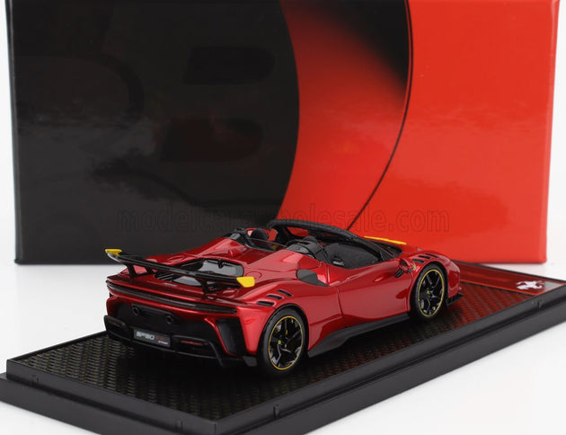 FERRARI | SF90 XX STRADALE SPIDER 2024 | ROSSO PORTOFINO - RED MET YELLOW BLACK