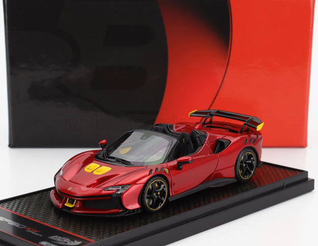 FERRARI | SF90 XX STRADALE SPIDER 2024 | ROSSO PORTOFINO - RED MET YELLOW BLACK
