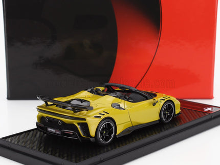 FERRARI | SF90 XX STRADALE SPIDER 2024 | GIALLO MONTECARLO - YELLOW MET BLACK