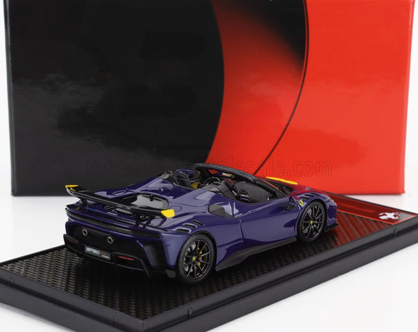 FERRARI | SF90 XX STRADALE SPIDER 2024 | BLU ELETTRICO - BLUE YELLOW BLACK