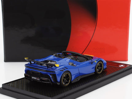 FERRARI | SF90 XX STRADALE SPIDER 2024 | AZZURRO DINO - LIGHT BLUE BLACK YELLOW