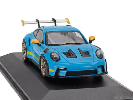 Porsche 911 992 GT3 RS Coupe Tribute 24h Daytona 2023 1:43 Solido svetlomodrá žltá