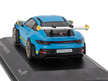 Porsche 911 992 GT3 RS Coupe Tribute 24h Daytona 2023 1:43 Solido svetlomodrá žltá