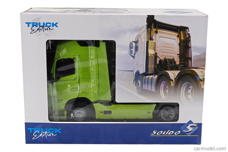 Volvo FH16 750 Globetrotter XL Ťahač 2-ASSI 2021 1:24 Solido Neon zelená