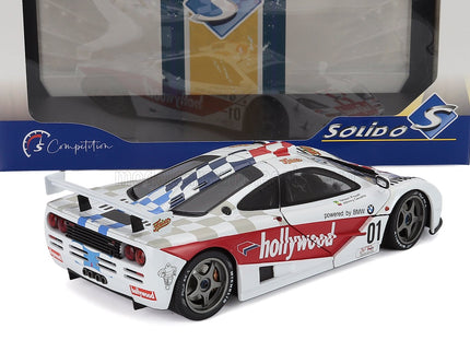 McLAREN | F-1 GTR 6.1L V12 TEAM HOLLYWOOD N 01 WINNER 2h DE BRASILIA RACE 1996 NELSON PIQUET - JOHNNY CECOTTO | WHITE RED
