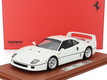FERRARI | F40 1987 - CON VETRINA - WITH SHOWCASE | BIANCO AVUS - WHITE