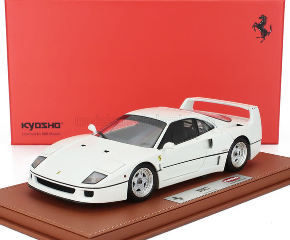FERRARI | F40 1987 - CON VETRINA - WITH SHOWCASE | BIANCO AVUS - WHITE