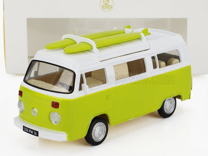 VOLKSWAGEN | T2b CAMPER VAN 1962 | LIGHT GREEN WHITE